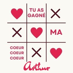 Générateur citation d'amour personnalisée avec prénom 💞 pour Arthur - carte Cartes d'Amour & Saint-Valentin ❤️ personnalisée gratuite