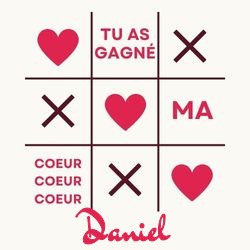 Générateur citation d'amour personnalisée avec prénom 💞 pour Daniel - carte Cartes d'Amour & Saint-Valentin ❤️ personnalisée gratuite