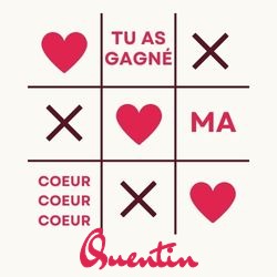 Générateur citation d'amour personnalisée avec prénom 💞 pour Quentin - carte Cartes d'Amour & Saint-Valentin ❤️ personnalisée gratuite