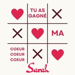 Générateur citation d'amour personnalisée avec prénom 💞 pour Sarah - carte Cartes d'Amour & Saint-Valentin ❤️ personnalisée gratuite