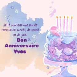 Créer carte anniversaire personnalisée avec prénom et gâteau festif 🎂 Cartes Personnalisées Yves | Catégories