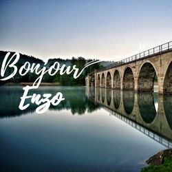 Générateur carte bonne journée campagne avec prénom 🏞️ pour Enzo - carte Messages Bonjour Personnalisés ☀️ personnalisée gratuite