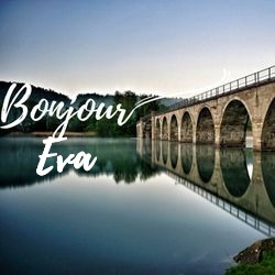Générateur carte bonne journée campagne avec prénom 🏞️ pour Eva - carte Messages Bonjour Personnalisés ☀️ personnalisée gratuite