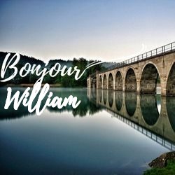 Générateur cartes bonne journée avec prénom et vue campagne 🏞️ Cartes Personnalisées William | Catégories